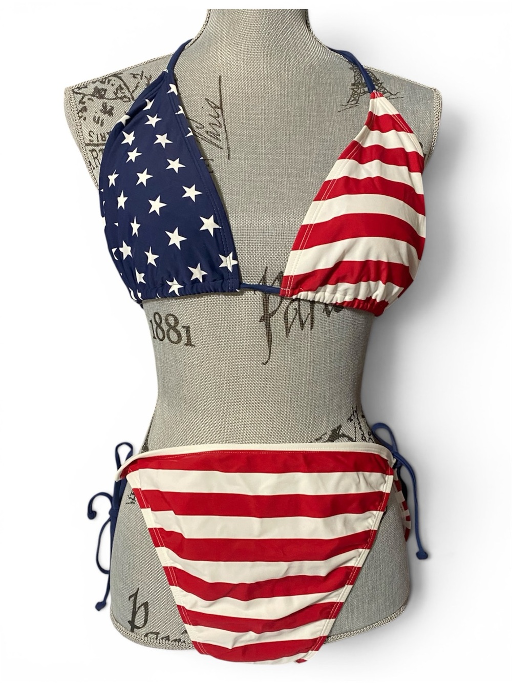 Women’s flag print bikini